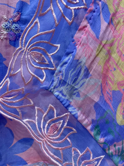 Avena Sequin Print Suit