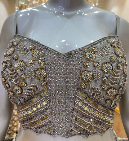 Zarafshaan Jacket Lehenga