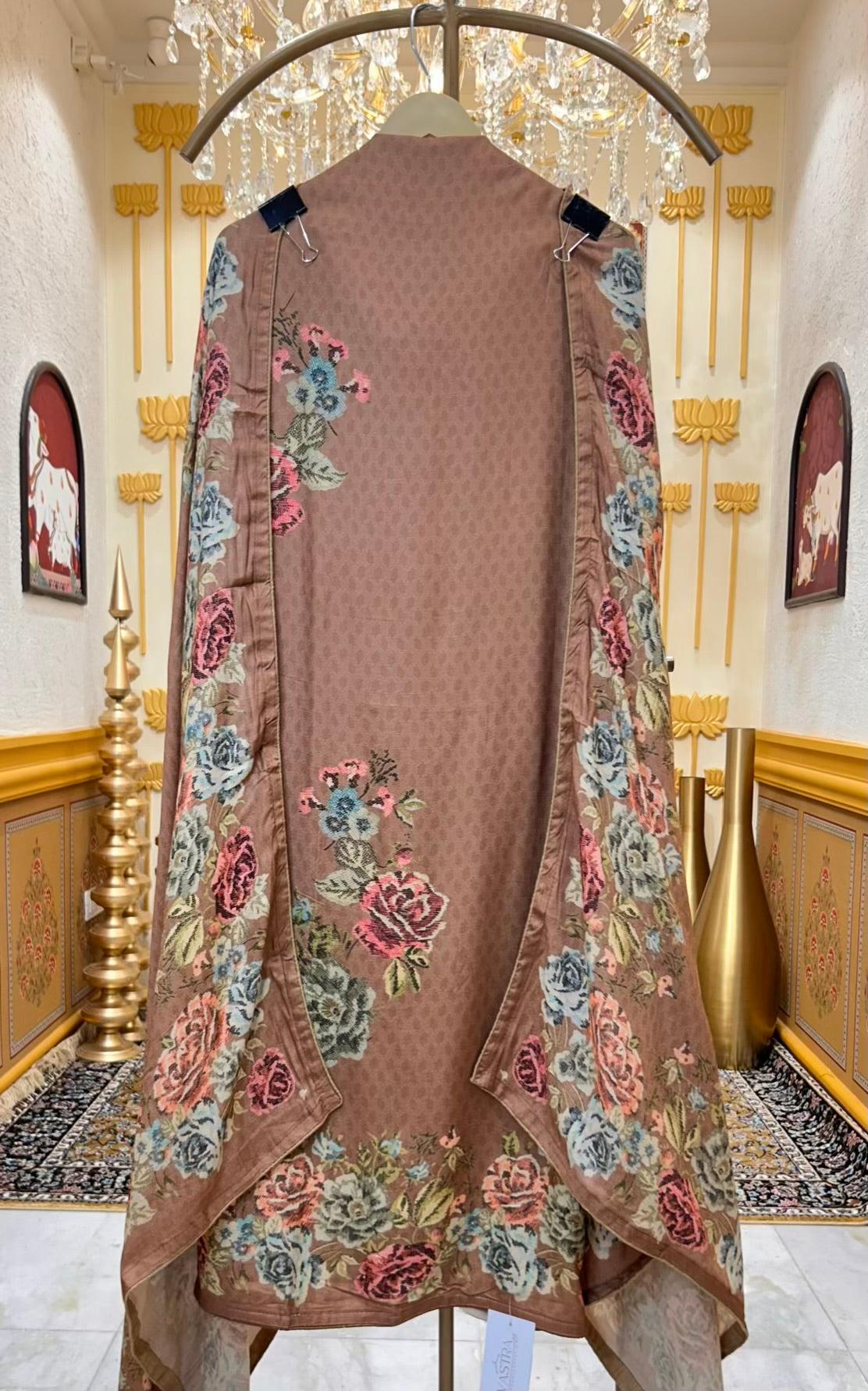 Pashveen Nazakat Suit (Rust)