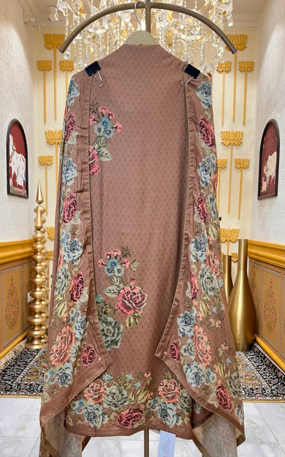 Pashveen Nazakat Suit (Rust)