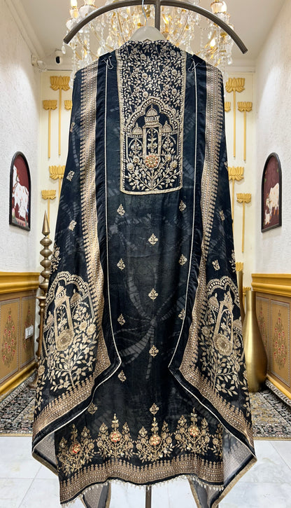 Mizhara Gaji Silk Suit