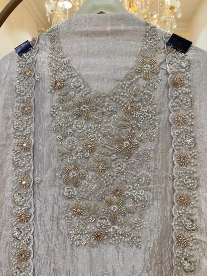 Eshira Handwork Suit (Light pink)