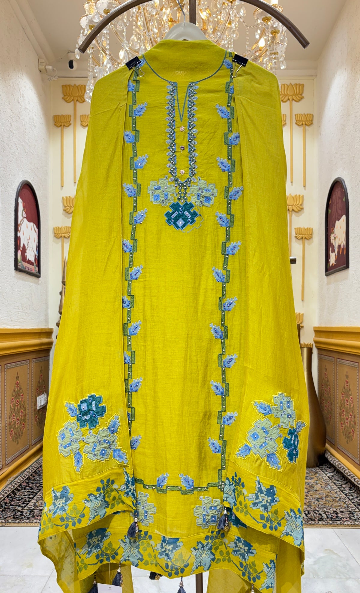 Yajnika Mul Chanderi Suit