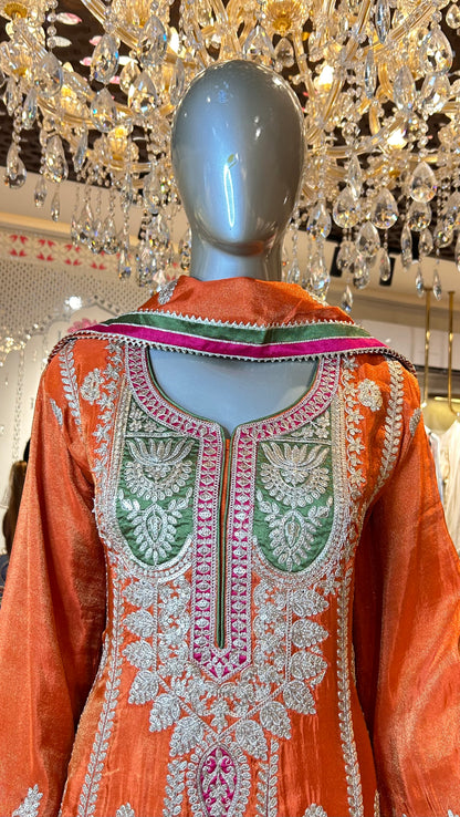 Zarnoor Mahal Anarkali Set