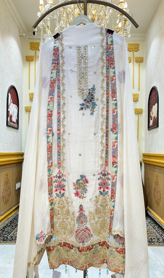 Vedarika Mul Chanderi Suit