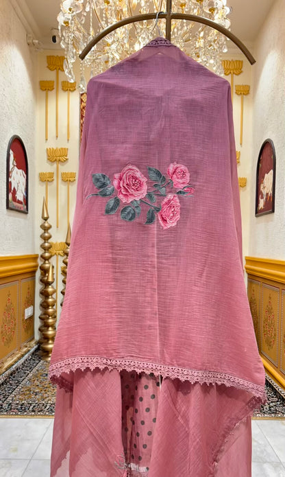 Zarelle Aaina Loom Chanderi Suit