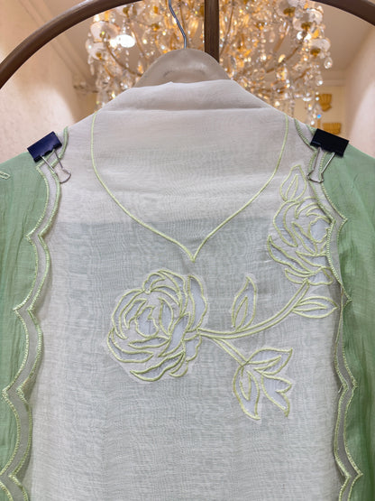 Aabira Appliqué Chanderi Suit