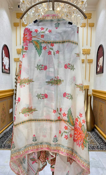 Rivaaya Handcrafted Organza Suit