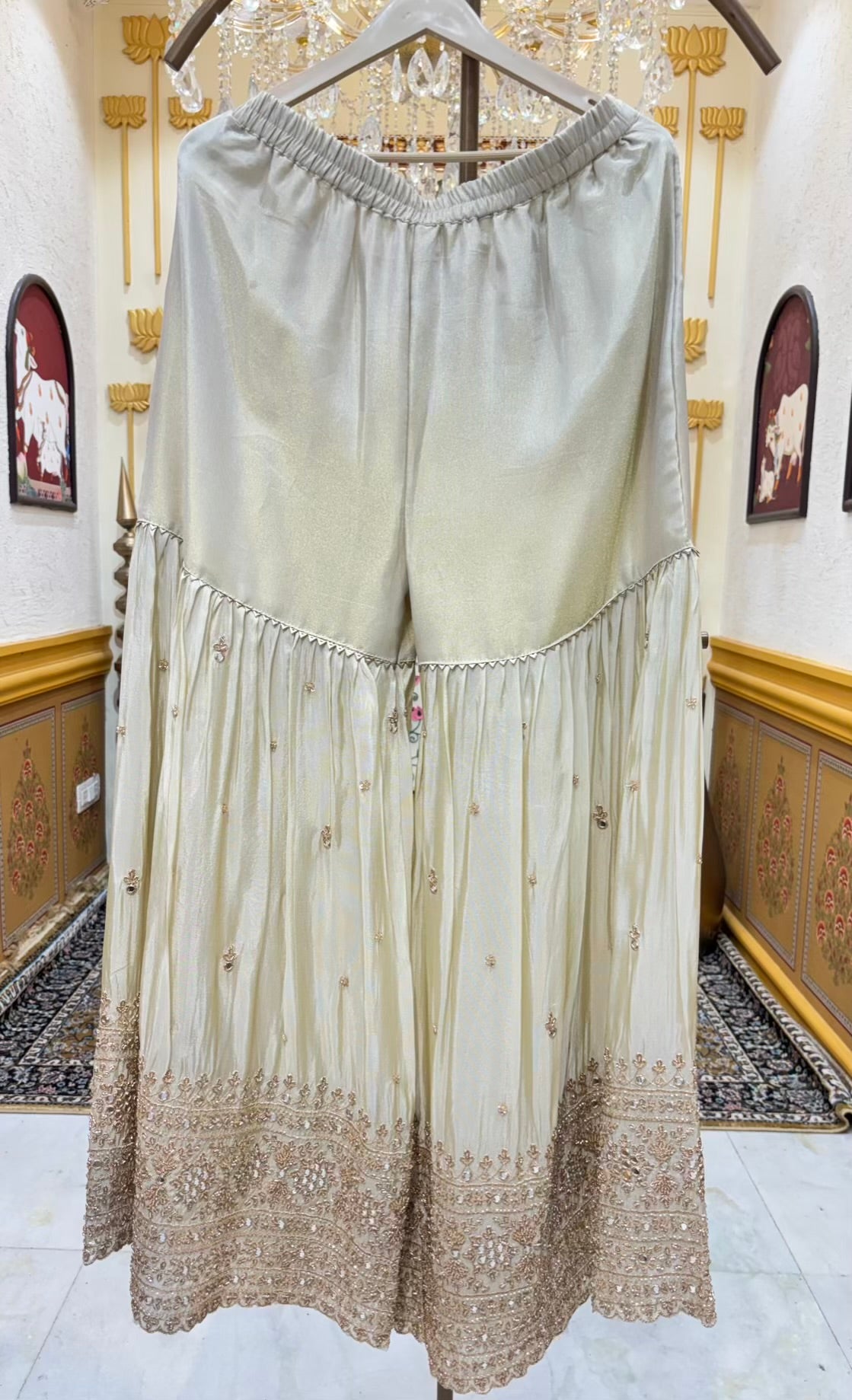 Eira Embroidered Gharara Set