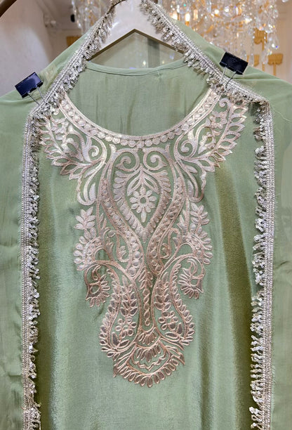 Arezya Kinari Élan Farshi Set (Green)