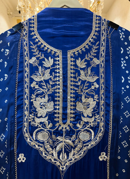 Muraqqa Gaji Silk Suit