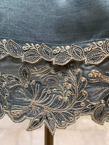 Sahira Silk Noor Suit (Blue)