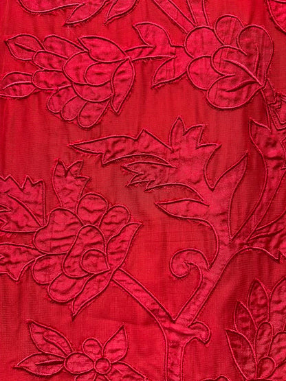 Arezya Appliqué Élan Suit (Red)￼