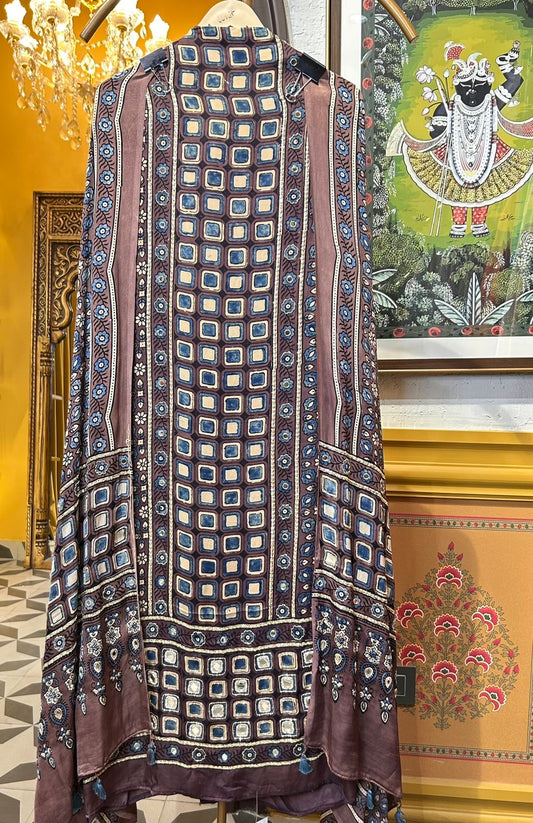 Zarveen Silk Suit (Lavender)