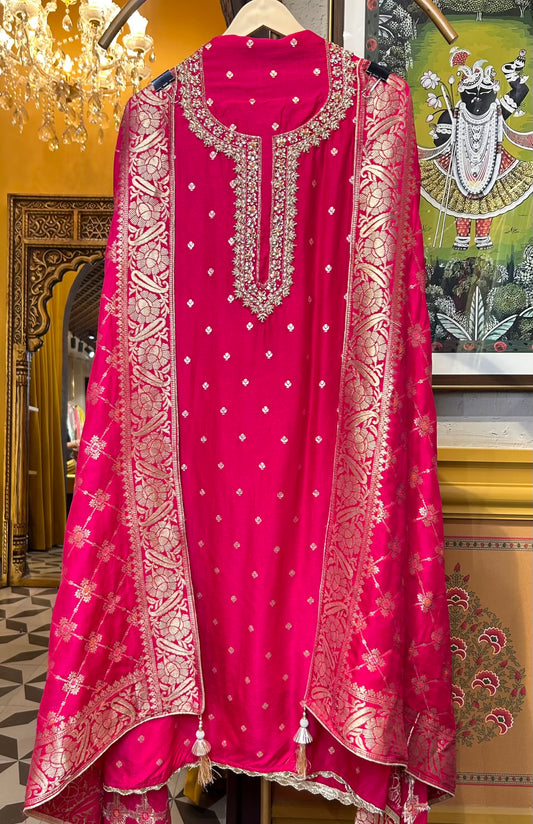 Gulnaaz Adaa Suit (Pink)
