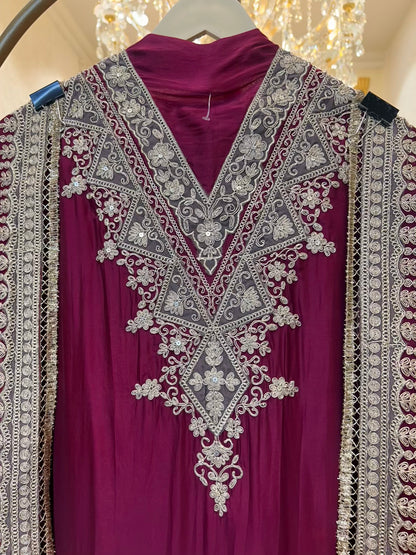 Afsara Noor Dori Suit (Purple)