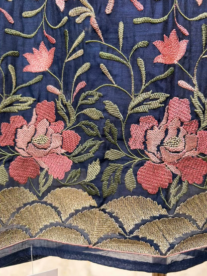 Iraaya Jalkaar Mul Suit (Navy Blue)