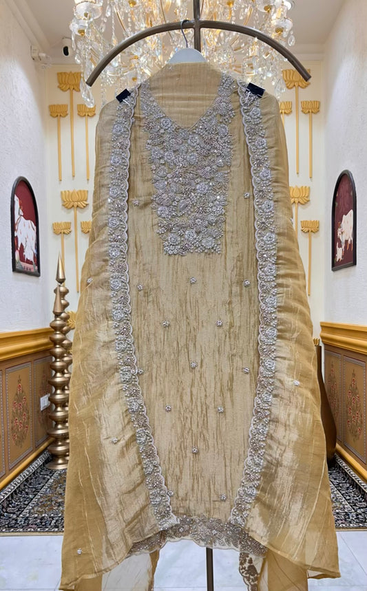 Eshira Handwork Suit (Mustard)