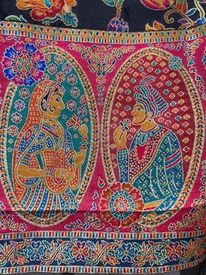 Mehzeen Banarasi Suit (Black)