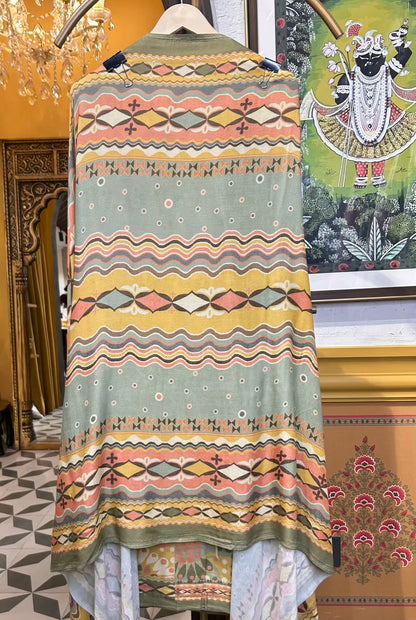 Eira Pashmina Suit (Yellow)