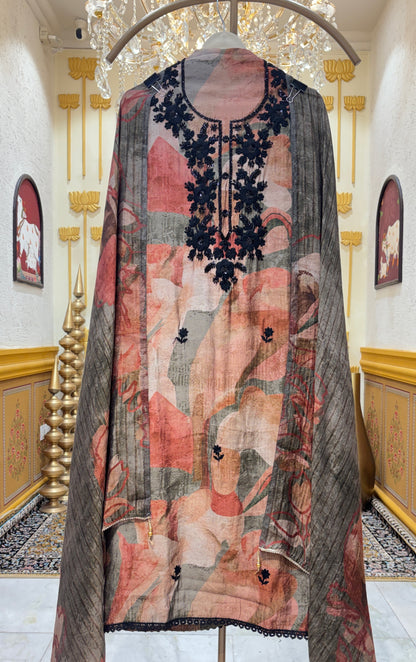 Gulnaaz Printed Muslin Suit