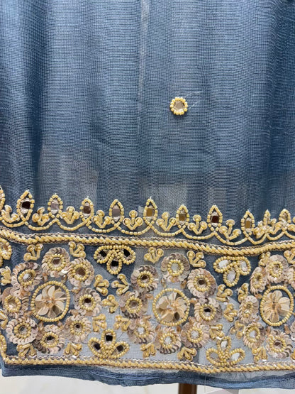 Zivaira Cutdana Organza Suit