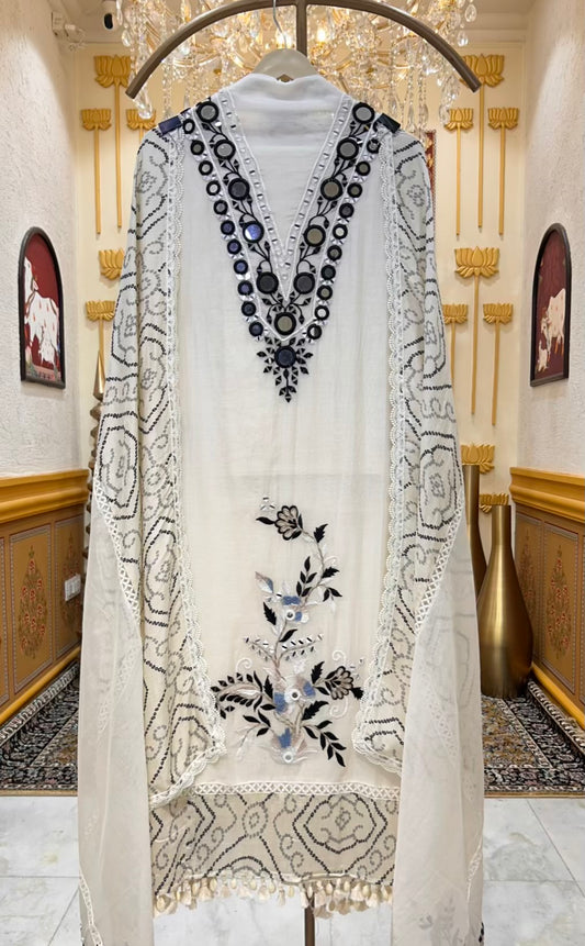 Azeen Aaina Thread Suit