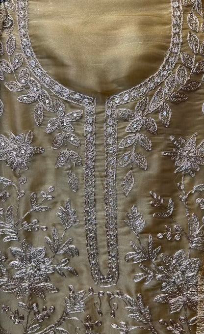 Saanjh Ruhani Suit (Mustard)