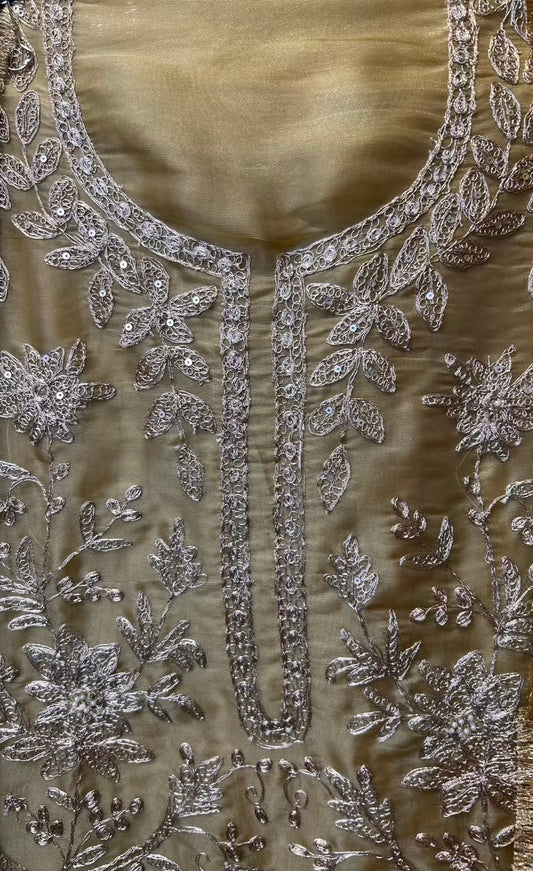 Saanjh Ruhani Suit (Mustard)