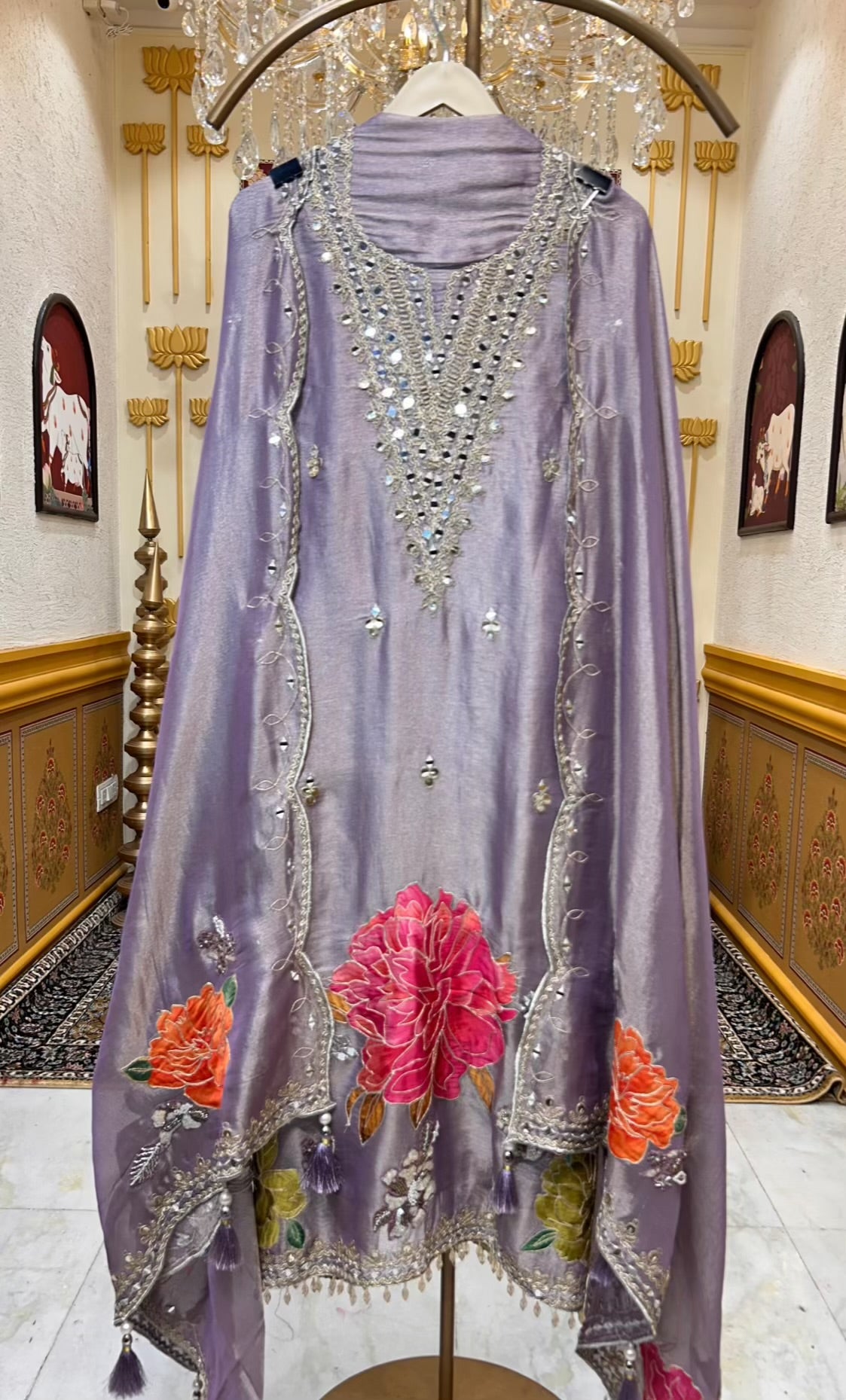 Rimaira Shimmer Veil Suit (Lavender)