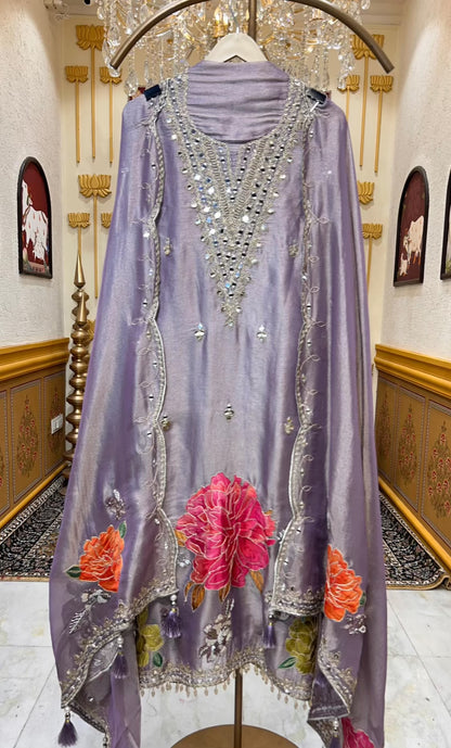 Rimaira Shimmer Veil Suit (Lavender)