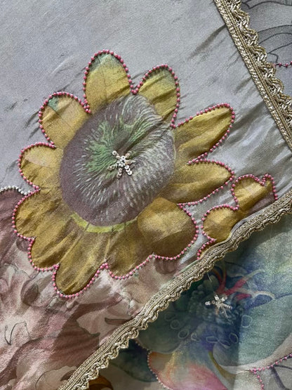 Vrinda Moti Sequin Shimmer Suit