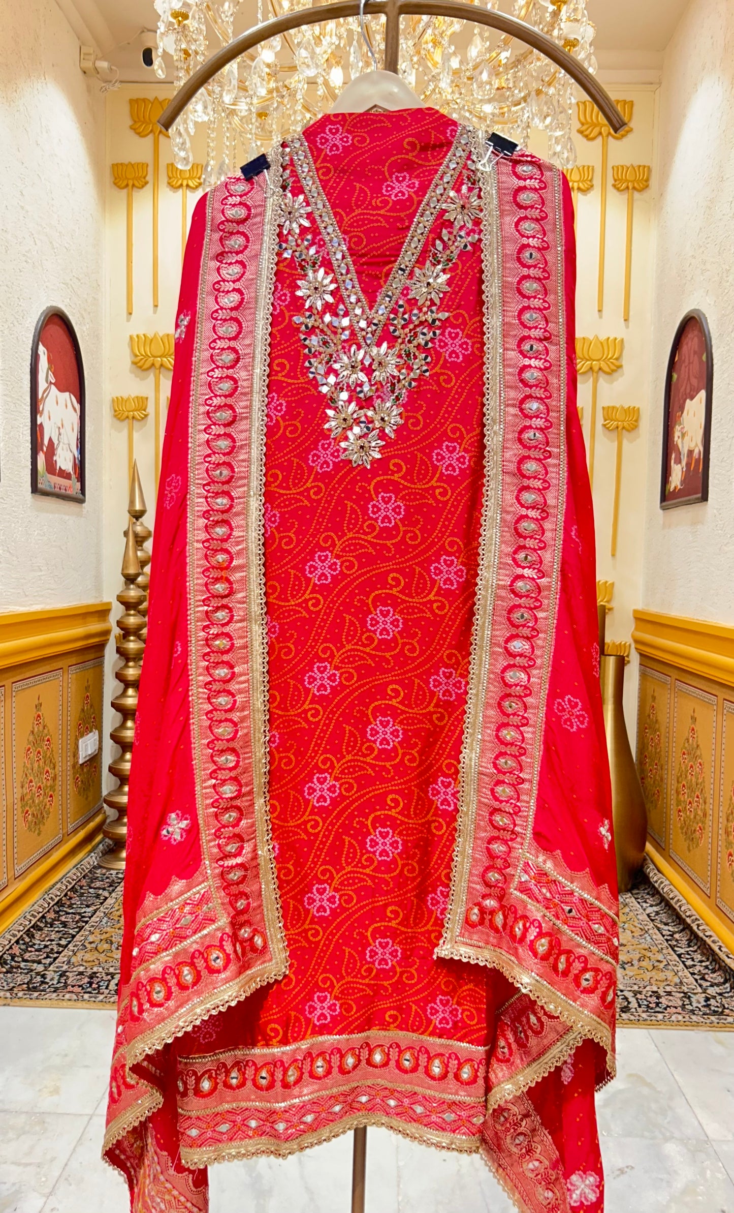 Mehrang Bandhani Suit