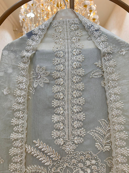 Mehrzeen Appliqué Tissue Suit