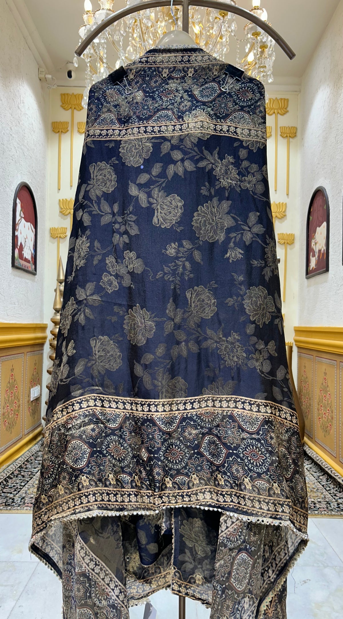 Elmehira Silk Organza Suit