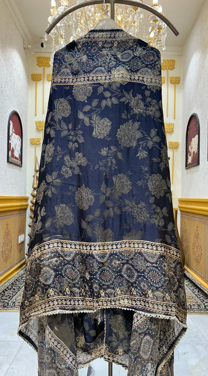 Elmehira Silk Organza Suit