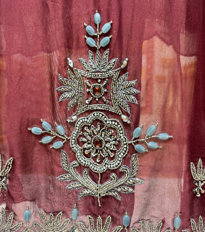 Zarqash Organza Suit