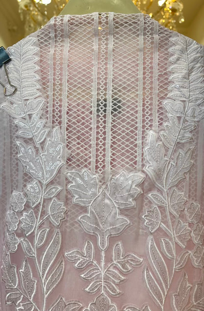 Elara Lace Organza Suit