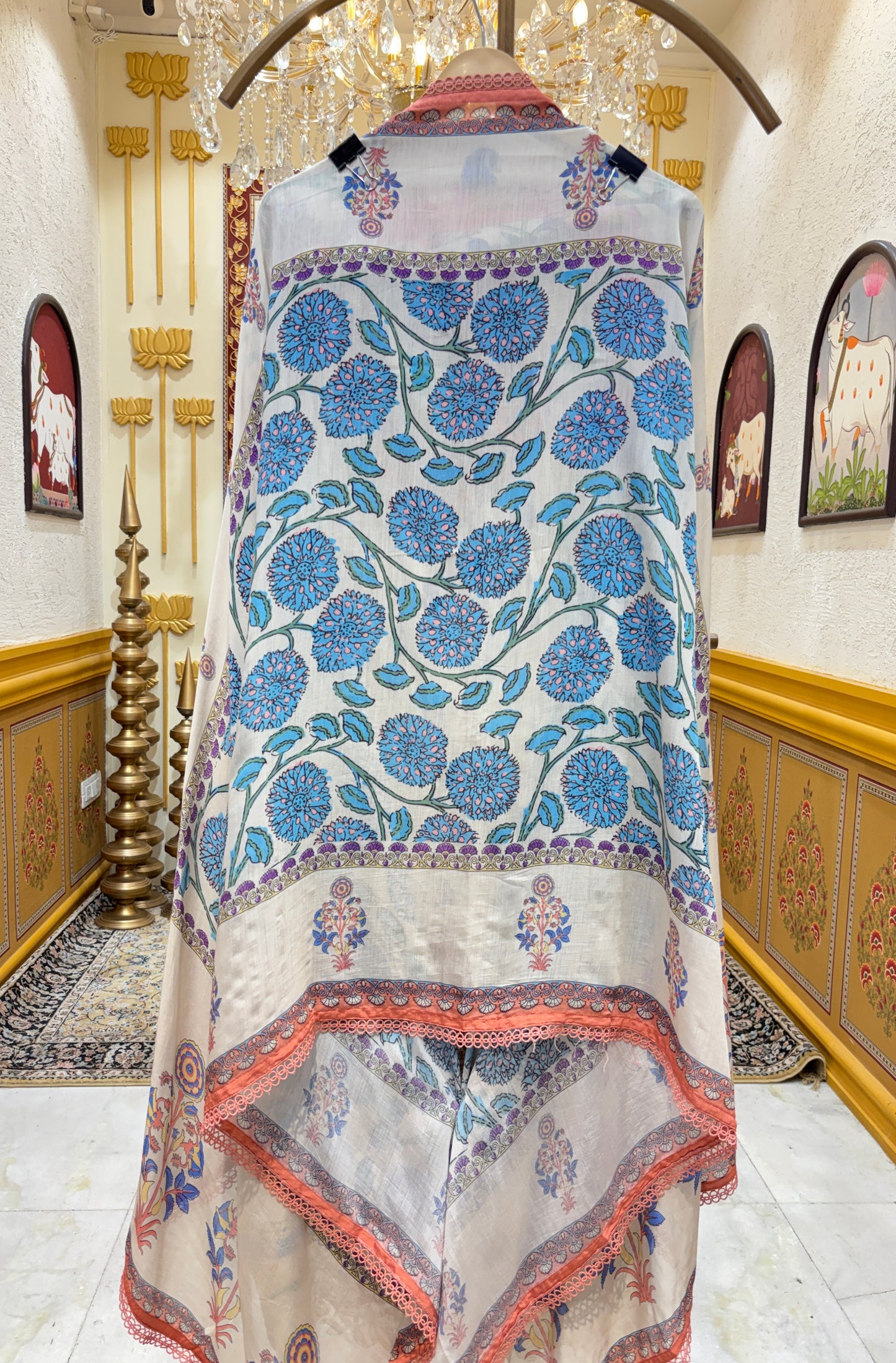 Roshira Printed Muslin Suit