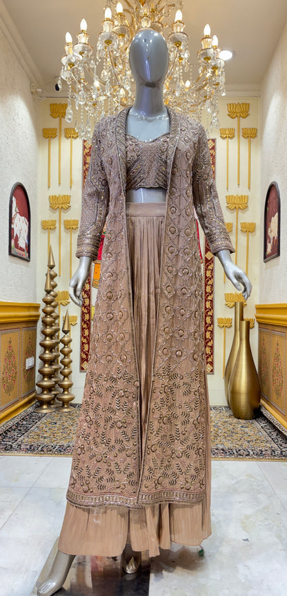 Zarafshaan Jacket Lehenga