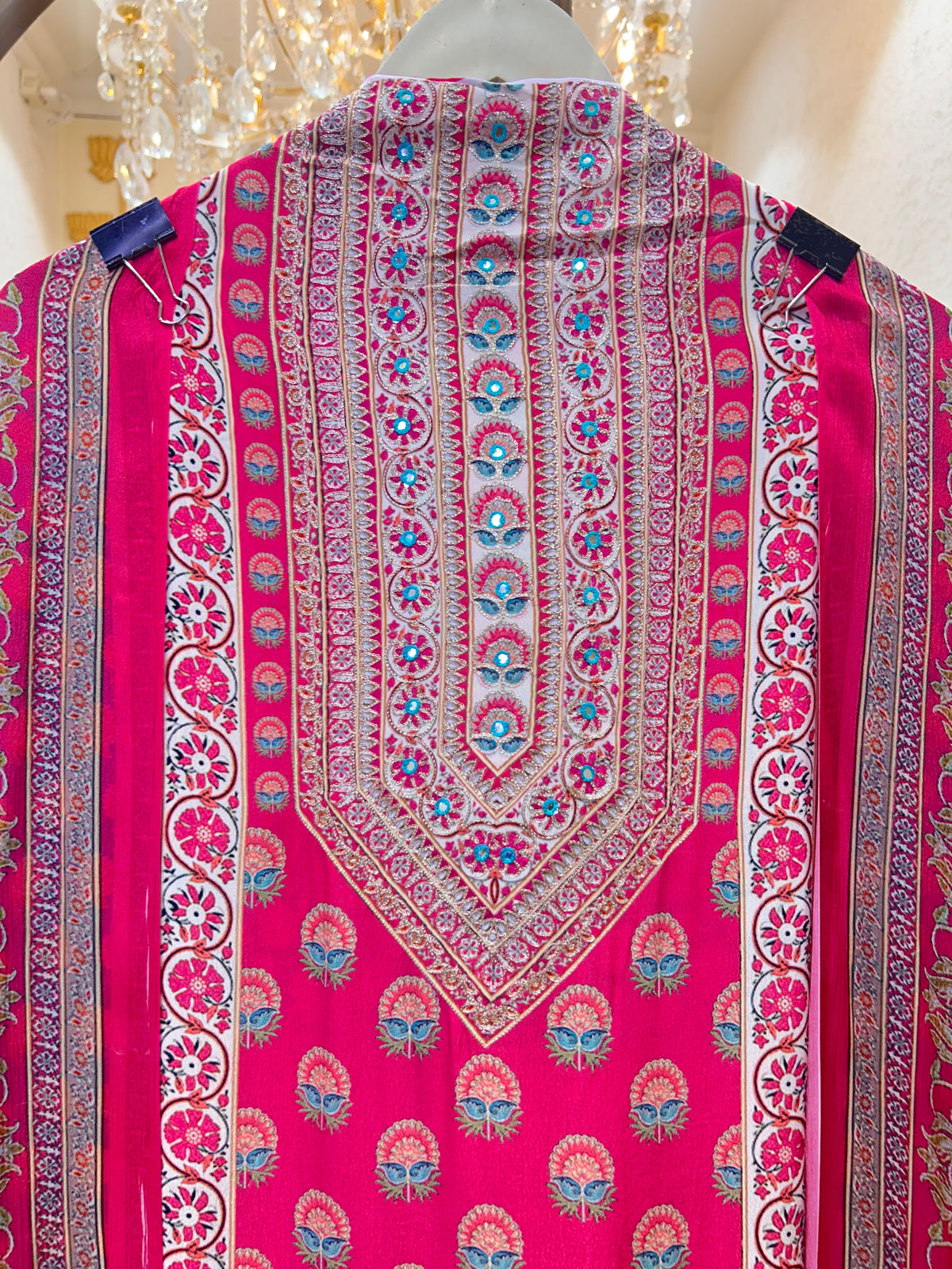 Saanjh Crepe Suit