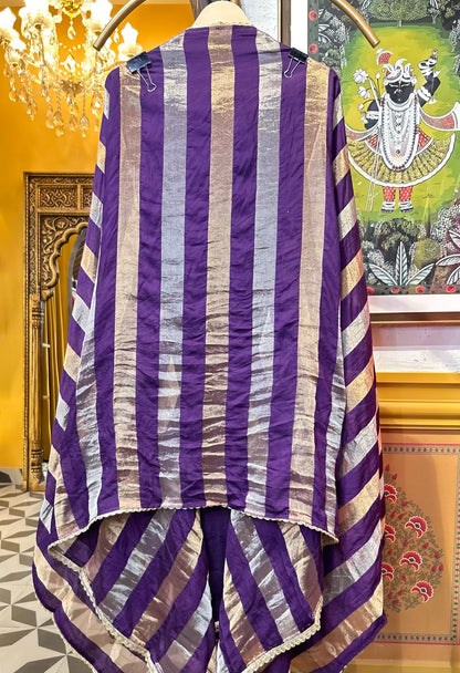 Noorisha Silk Suit (Purple)