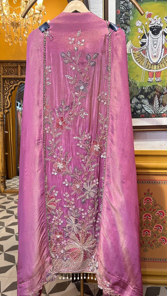 Aureza Organza Suit (Lavender)