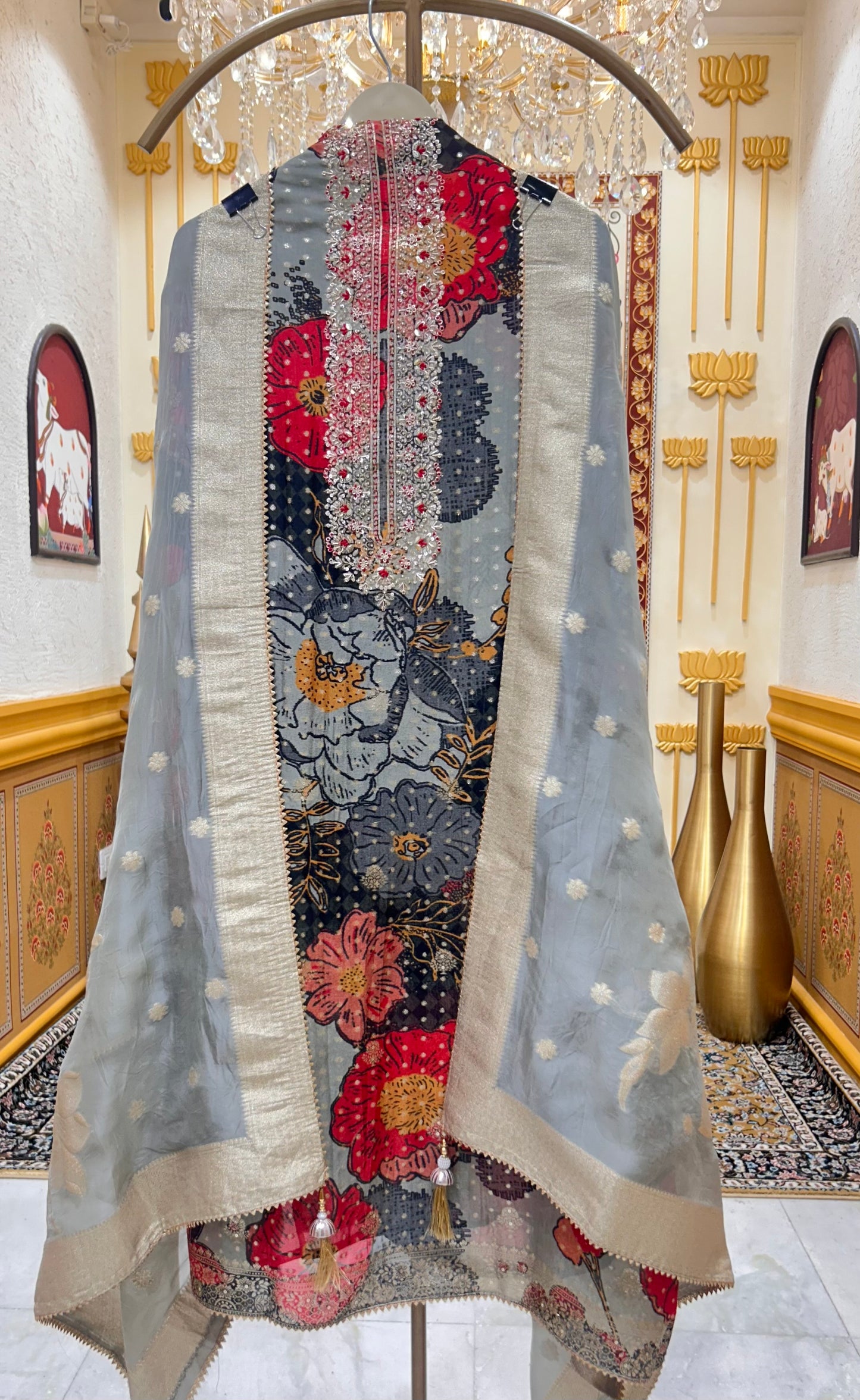 Elara Silk Banarasi Suit