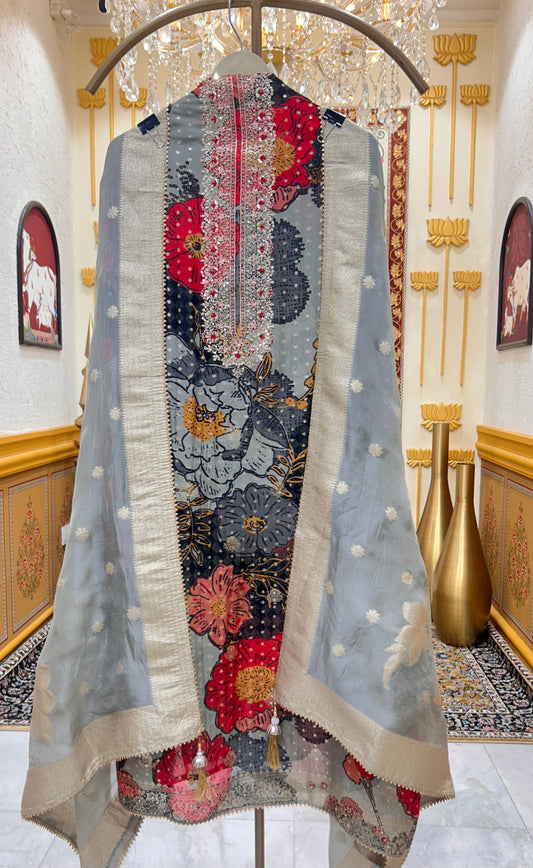 Elara Silk Banarasi Suit