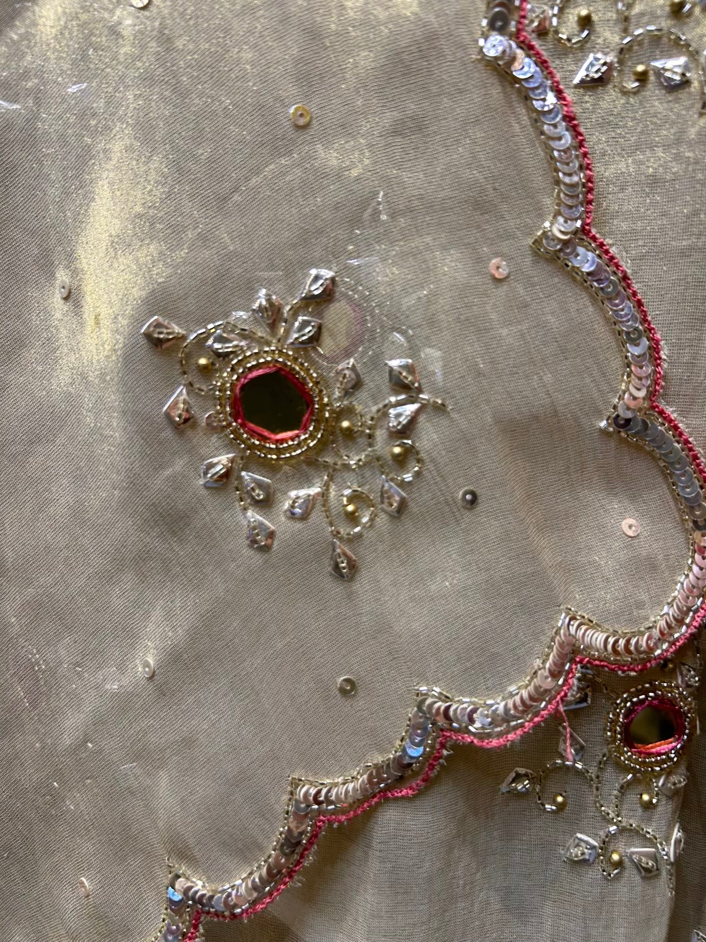 Chandbaliya Organza Suit