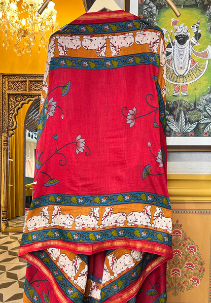 Vihāra Maheshwari Cotton Suit