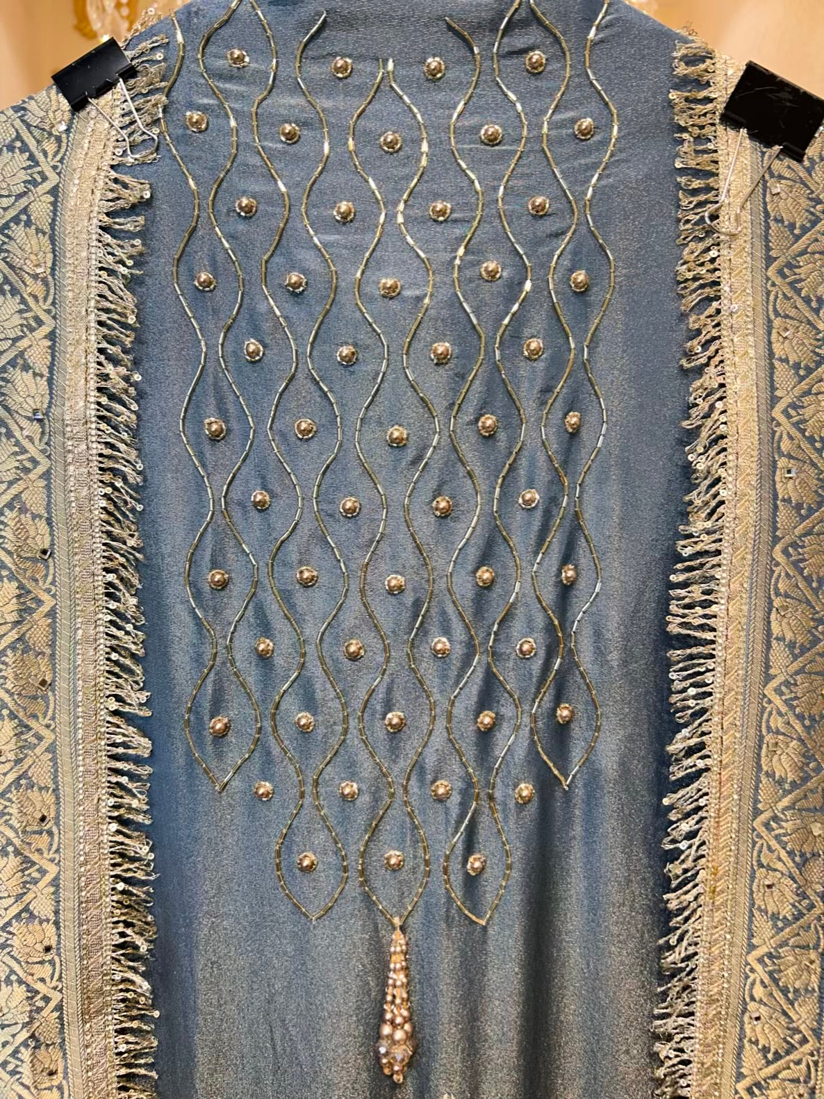 Afsara Kinari Luxe Suit (Blue)