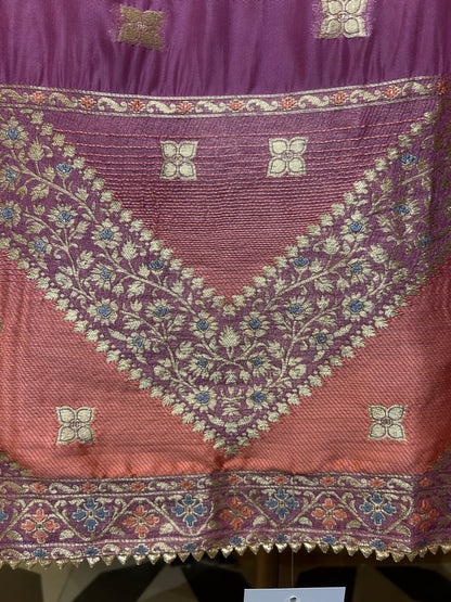 Afsana Banarasi Suit (Lavender)