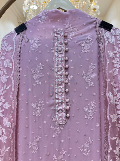 Mehrnaz Zari Georgette Suit